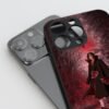 Itachi Aesthetic Silicone Armored Phone Case side view