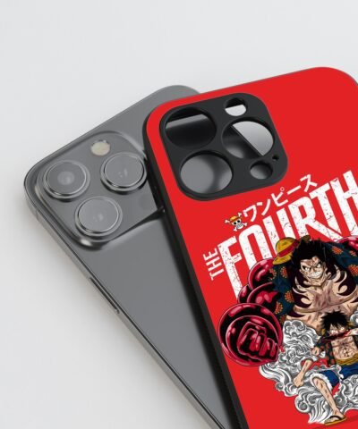 07-min Luffy The Fourth Gear Red Silicone Armored Phone Case