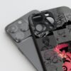 Yuji Red & Black Silicone Armored Phone Case