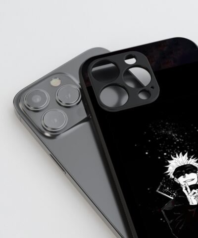07-min Satoru Black Silicone Armored Phone Case