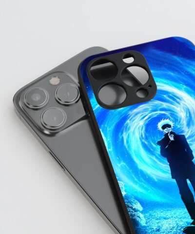07-min Satoru Blue Silicone Armored Phone Case