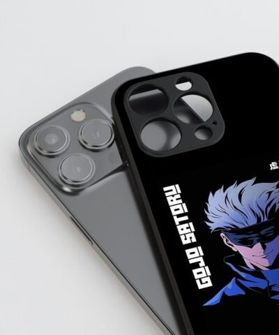 07-min Satoru Gojo Dark Silicone Armored Phone Case