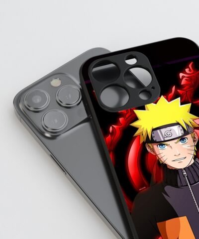 anime case Naruto Uzumaki Silicone Armored Phone Case side view