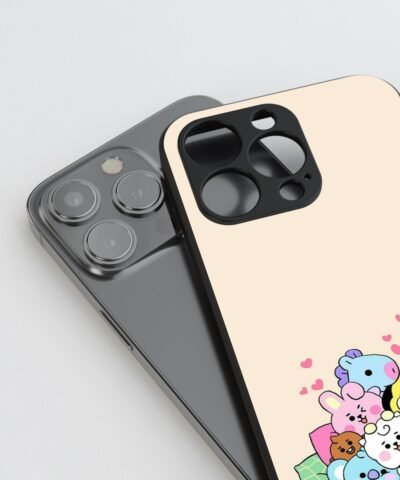 07-min BTS Kawaii BT 21 Silicone Armored Phone Case