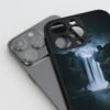 Senju Statue Silicone Armored Phone Case side
