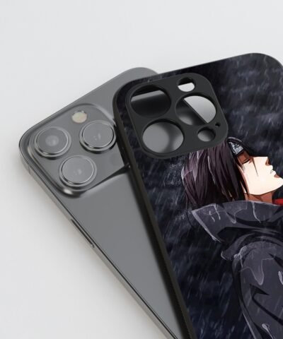 mobile phone cover Itachi Uchiha Silicone Armored Phone Case side