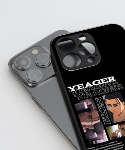 07-min Eren Yeager Graphic Silicone Armored Phone Case