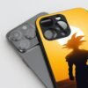 Goku Sunset Silicone Armored Phone Case