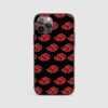 Akatsuki Red Cloud Metal Phone Cover