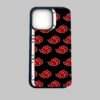 Akatsuki Red Cloud Metal Phone Cover exploded