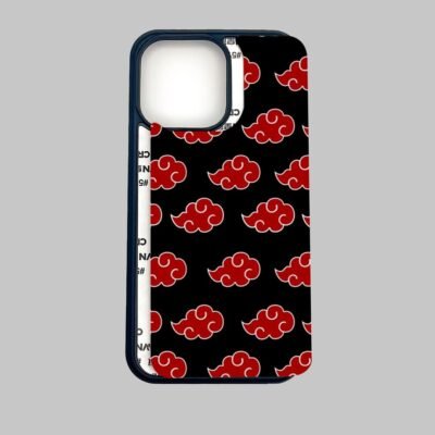 printed case Akatsuki Red Cloud Metal Phone Cover exploded