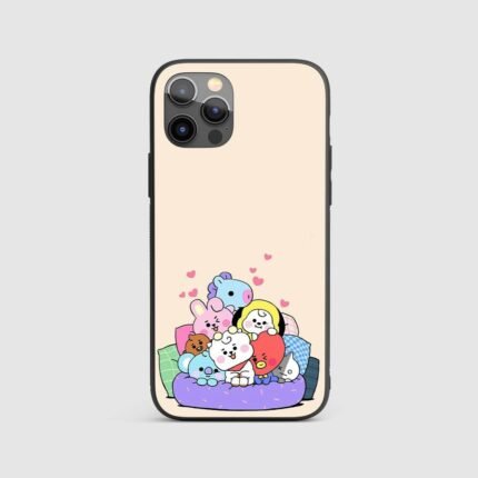 BTS Kawaii BT 21 Silicone Armored Phone Case