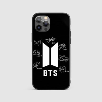 BTS Signatures Silicone Armored Phone Case