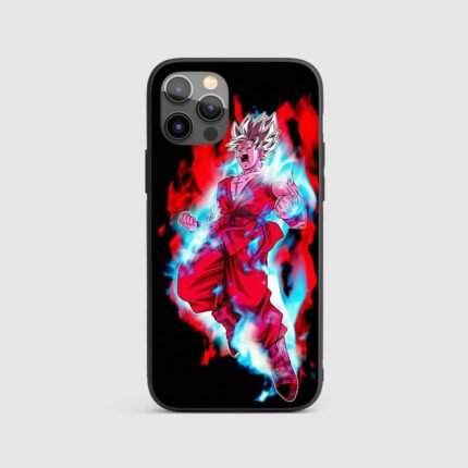 Cool Goku White Super Saiyan Silicone Armored Phone Case