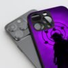 Dark Themed Sasuke Uchiha Metal Phone Cover side