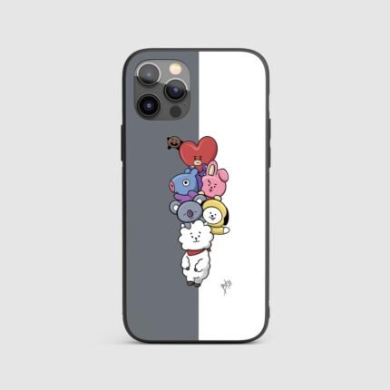 Dual Tone BTS Silicone Armored Phone Case