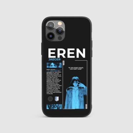 Eren Yeager Silicone Armored Phone Case