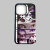 Famous Naruto Eyes Metal Phone Cover exploded