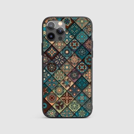 Flower texture Silicone Armored Phone Case