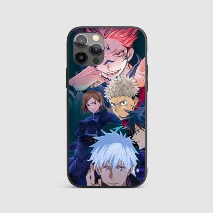 Gogo Satoru Silicone Itadori Armored Phone Case