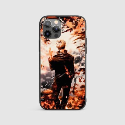 anime mobile cover Gojo Satoru Silicone Armored Phone Case