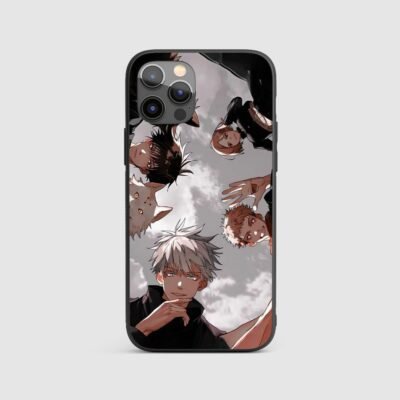 phone case Gojo Satoru Skyward Glance Silicone Armored Phone Case