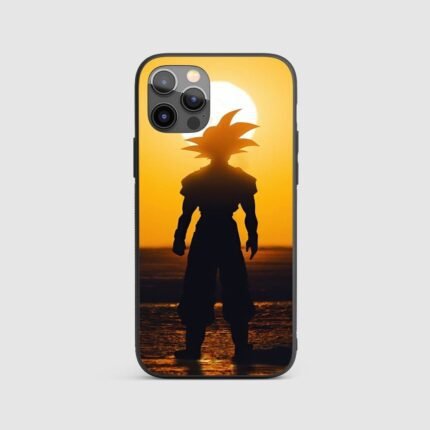 Goku Sunset Silicone Armored Phone Case