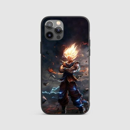 Goku Super Saiyan Silicone Armored Phone Case