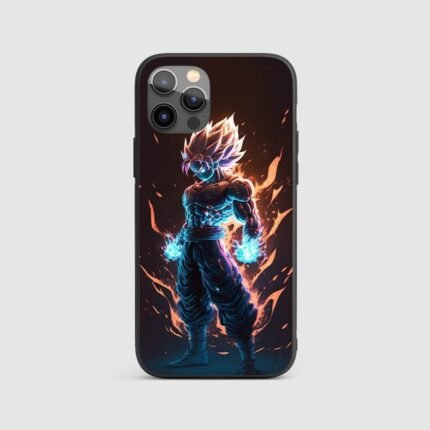 Goku Ultra Instinct generated Silicone Armored Phone Case