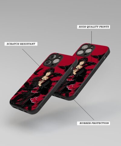 phone case Itachi Metal Phone Cover angle