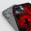 Itachi Red Moon Metal Phone Cover side