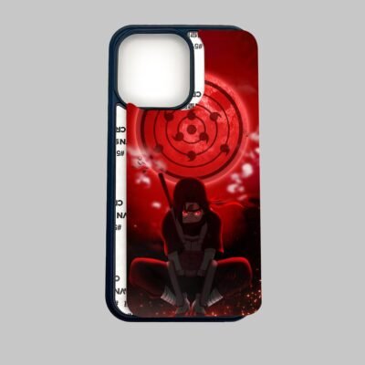 Metal Phone Case Itachi Sharingan Metal Phone Cover exploded