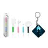 Itachi Uchiha Blue Moon keychain with cable protector