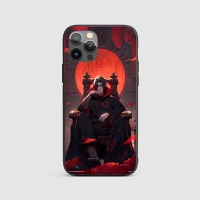Metal Phone Cover back view-min Itachi Uchiha Metal Phone Cover
