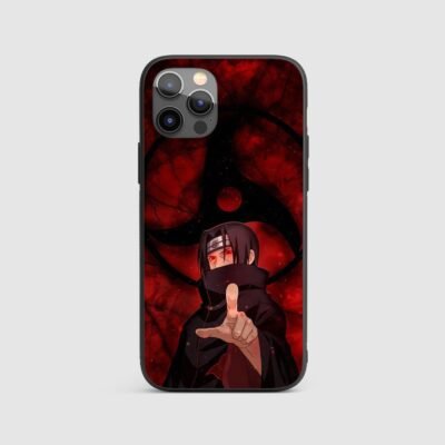 Silicone Armored Phone Case Itachi Uchiha Silicone Armored Phone Case