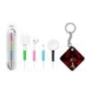 Itachi Uchiha keychain with cable protector