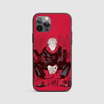 Jujutsu Yuji Silicone Armored Phone Case