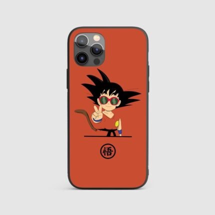 Kid Goku Silicone Armored Phone Case