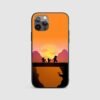 Krillin and Master Roshi Silicone Armored Phone Case