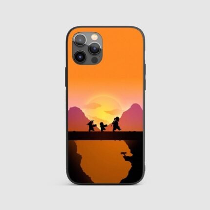 Krillin and Master Roshi Silicone Armored Phone Case