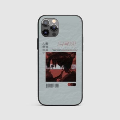 Levi Ackerman Clan Silicone Armored Phone Case Levi Ackerman Clan Silicone Armored Phone Case