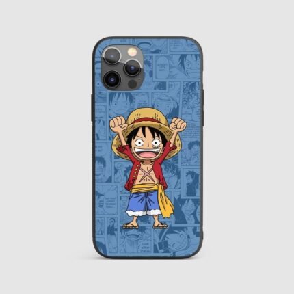 Luffy Chibi Silicone Armored Phone Case