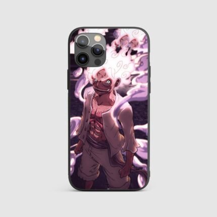 Luffy Gear 5 Art Silicone Armored Phone Case