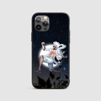 phone back cover Luffy Moon Silicone Armored Phone Case