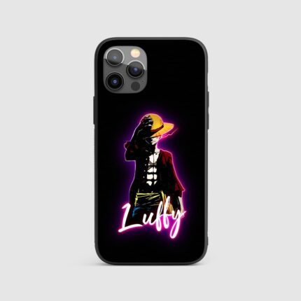 Luffy Neon Silicone Armored Phone Case