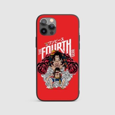 mobile case Luffy The Fourth Gear Red Silicone Armored Phone Case