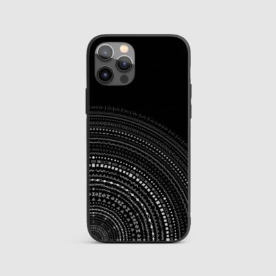 Mandala Art Black Silicone Armored Phone Cases Mandala Art Black Silicone Armored Phone Case
