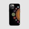 Mandala Solar System Silicone Armored Phone Case