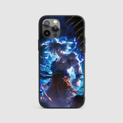 Manga Son Goku Black Silicone Armored Phone Case