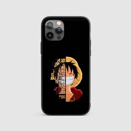 Monkey D Luffy Quote Silicone Armored Phone Case
